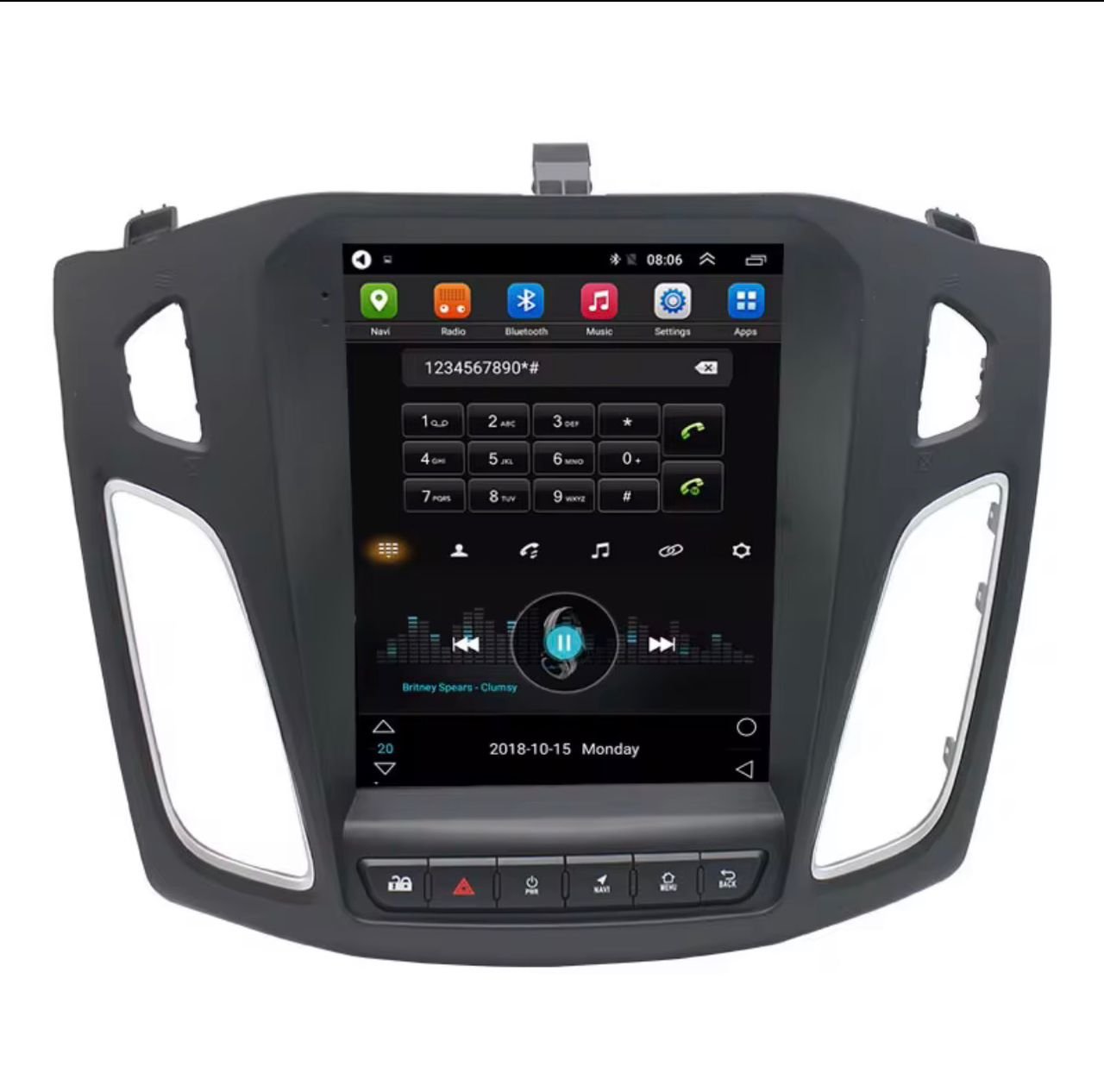 Ecran Tesla Ford Focus 2012/2017