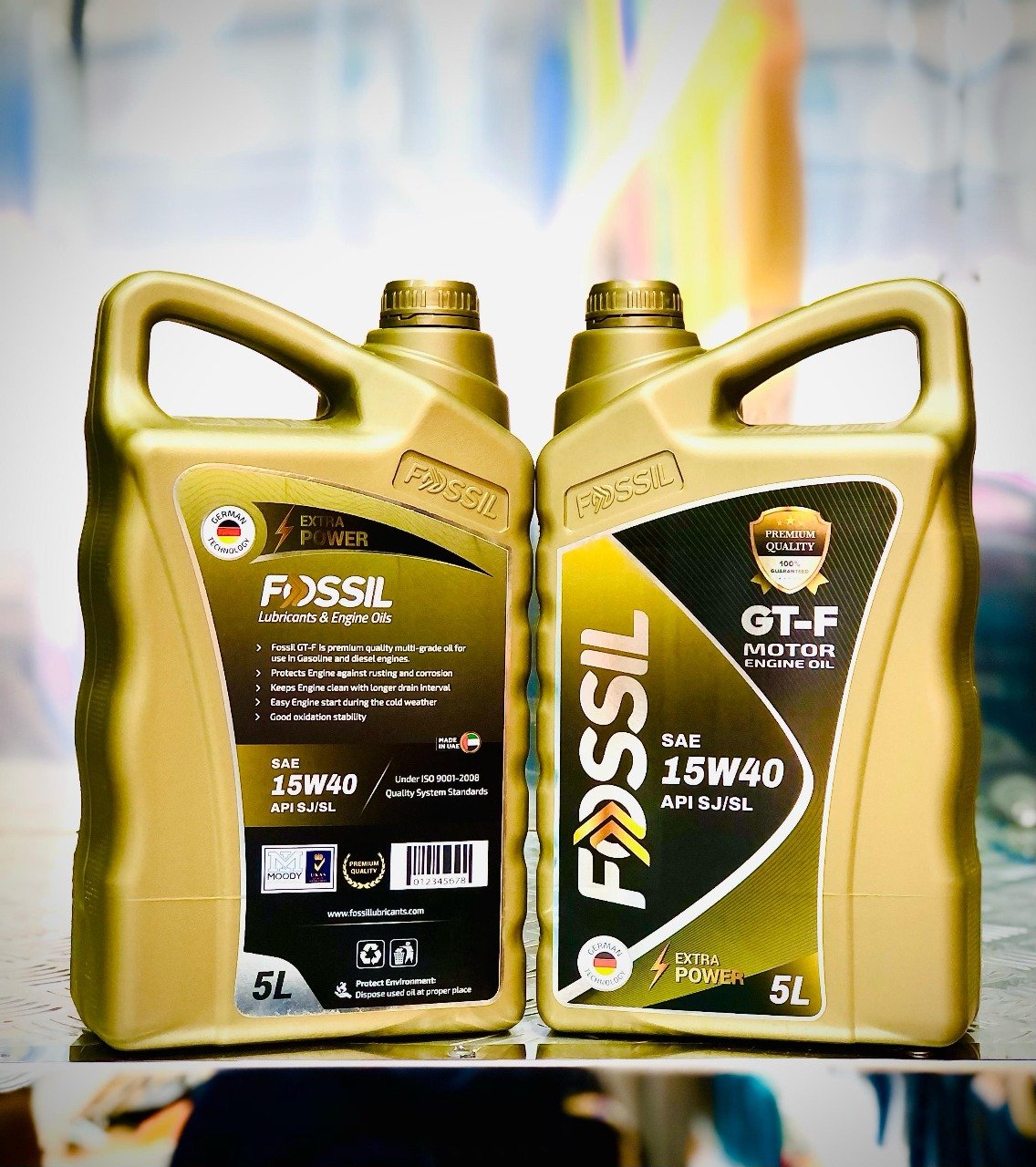 Huile moteur 15w40 essence  5 litres