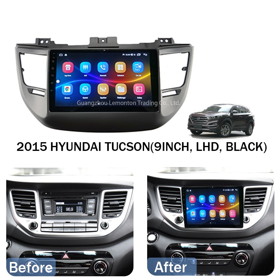 Ecran android  HYUNDAI TUCSON LHD MATT BLACK 2015 carplay