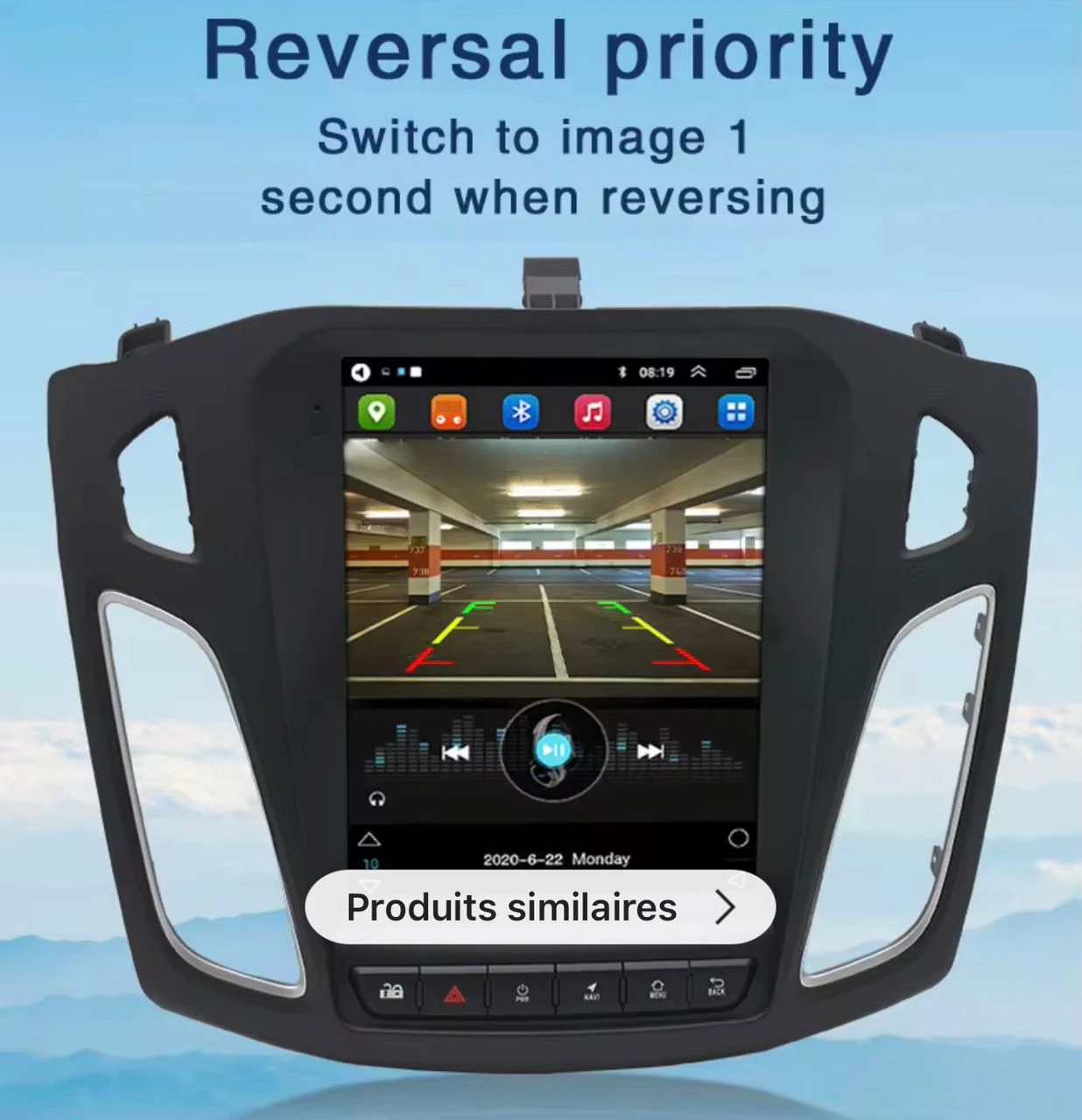 Ecran Tesla Ford Focus 2012/2017