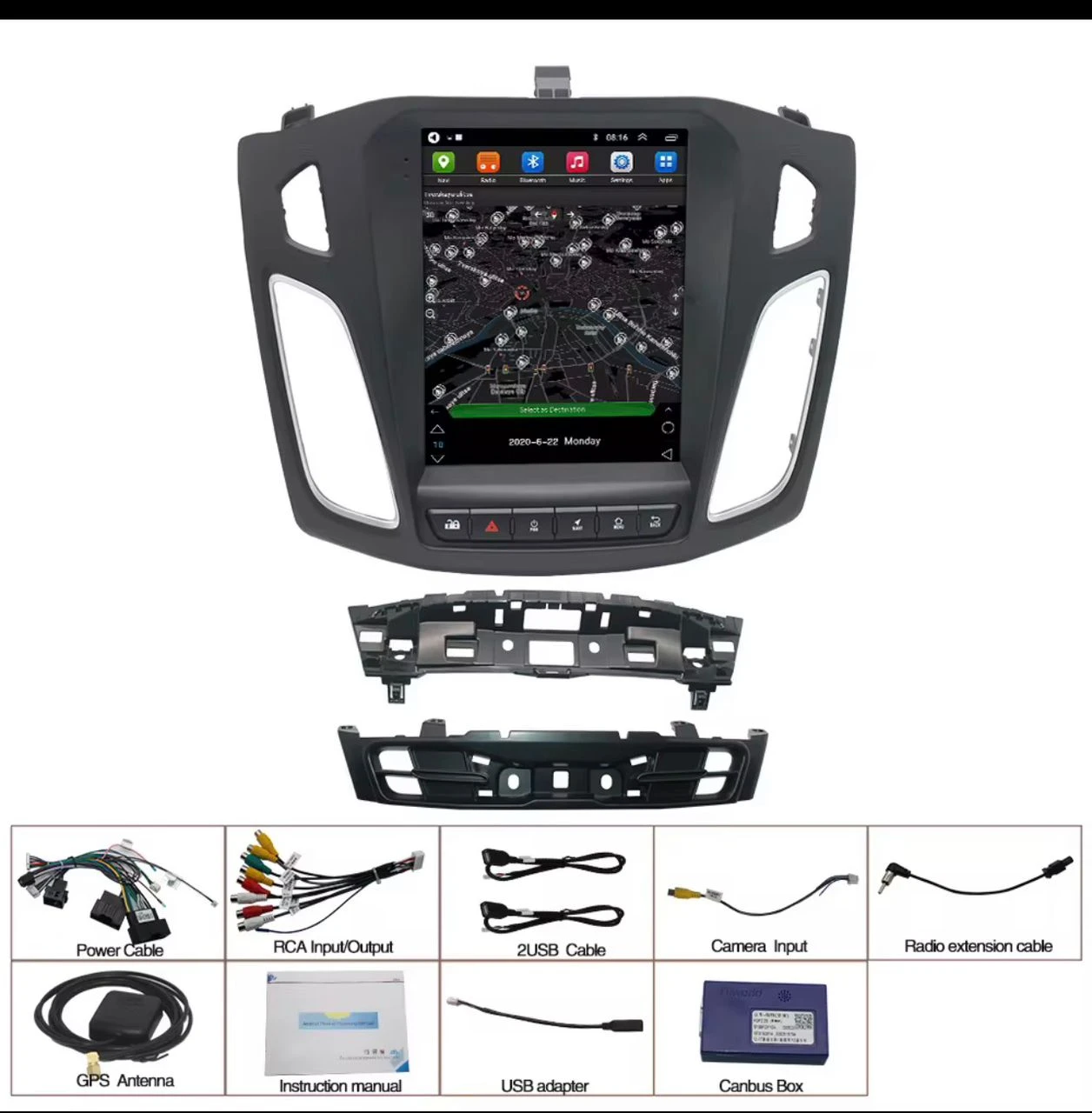Ecran Tesla Ford Focus 2012/2017