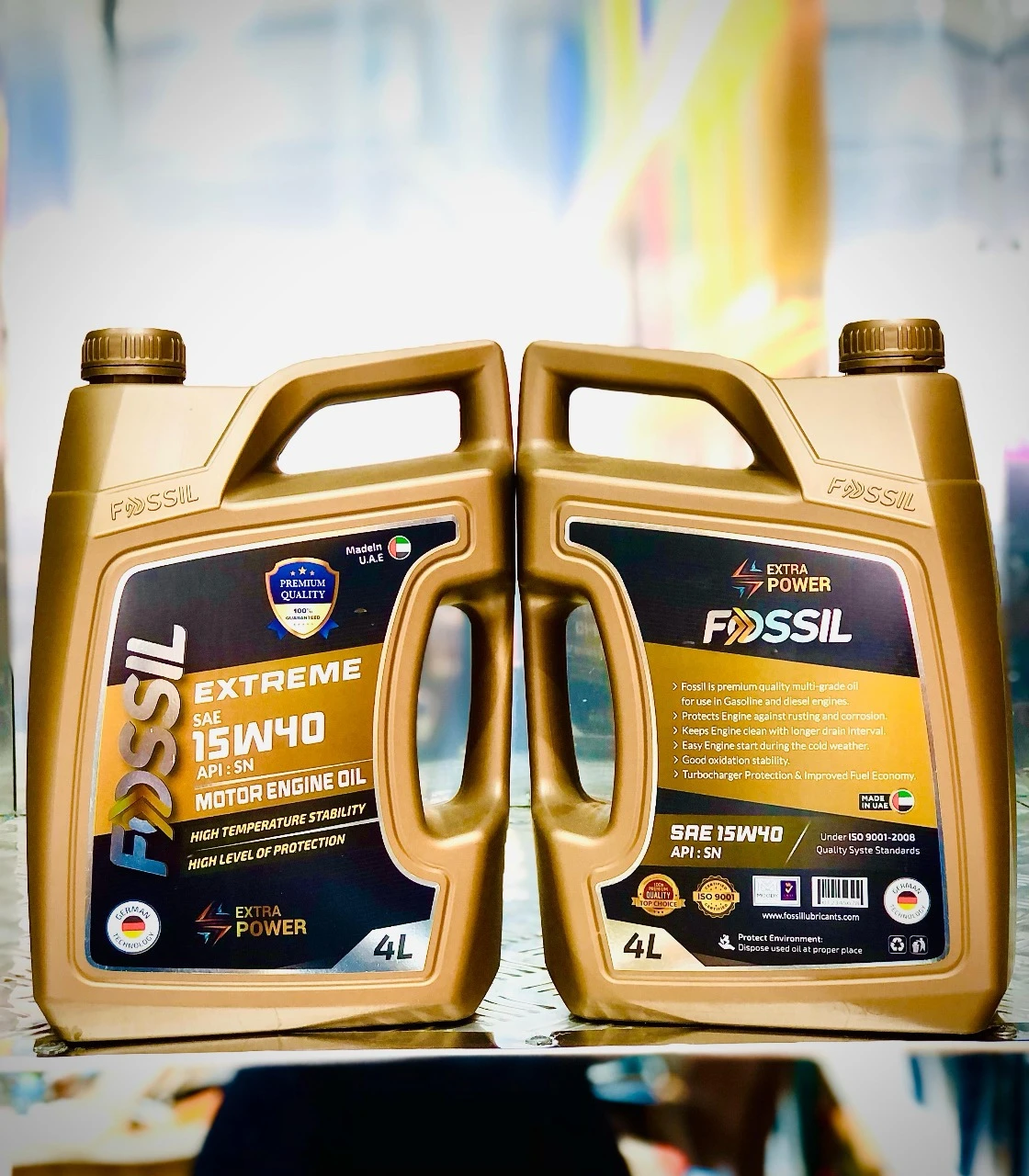 Huile Moteur 15w40 essence 4 Litres