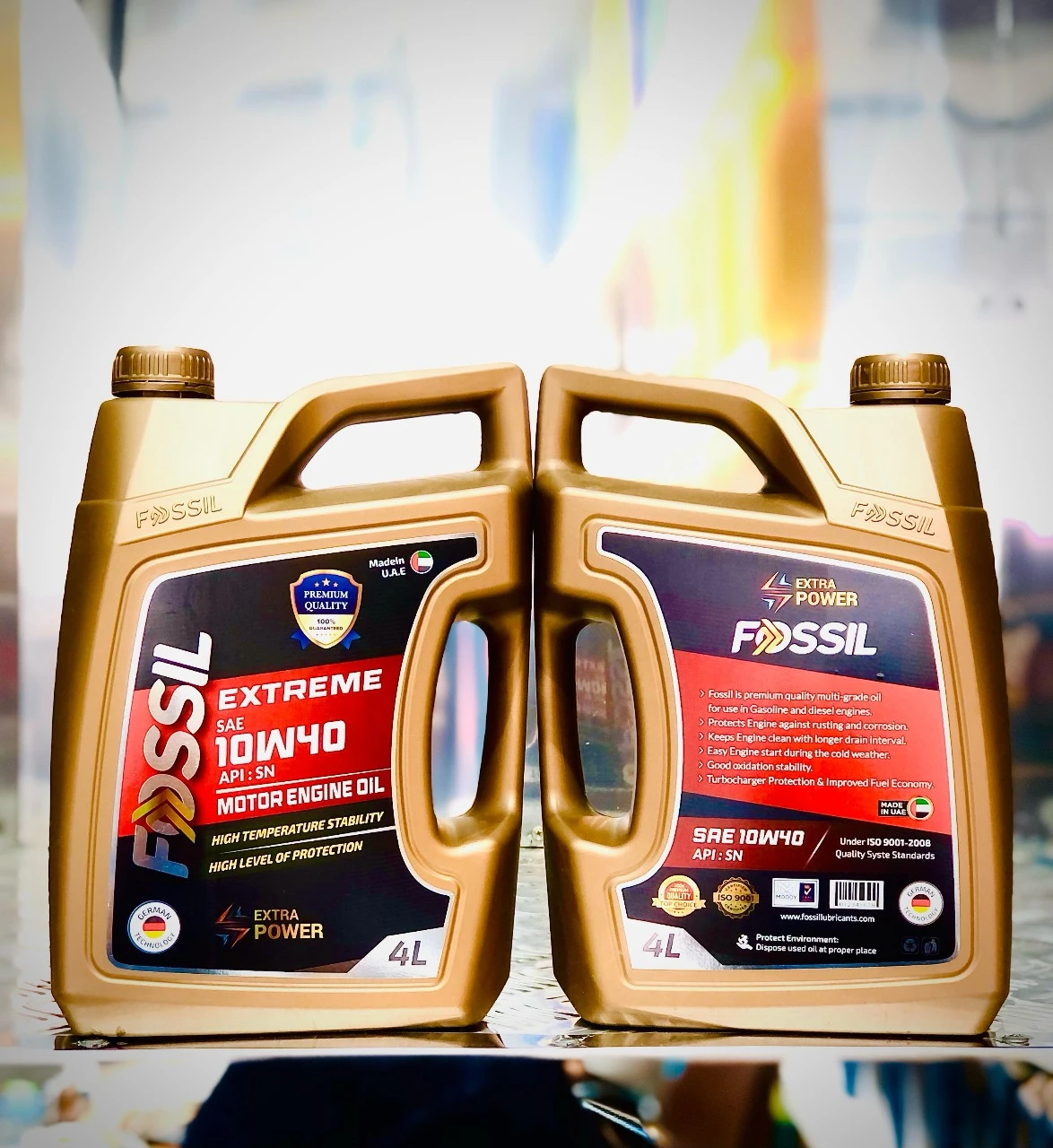 Huile moteur 10w40 essence  4litres