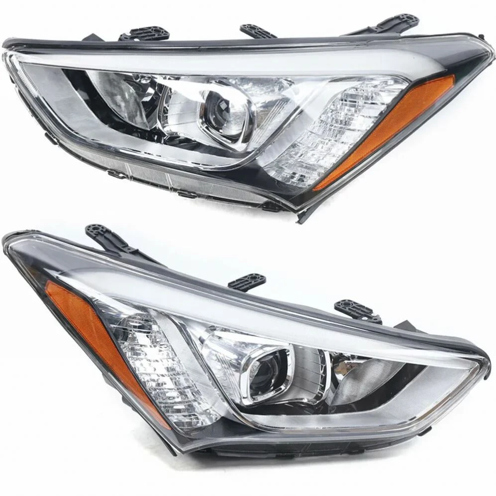 phares avant gauche et droit pour Hyundai Santa Fe 2013 2014 2015 2016