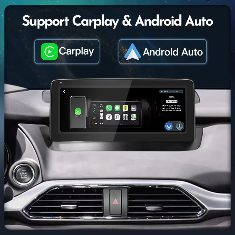 Autoradio Stéréo Android 14 Carplay AUTO pour Mazda CX-9 2016 - 2021