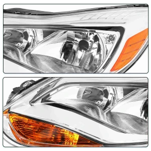 phares avant gauche et droit halogènes pour Ford Focus 2012 2013 2014