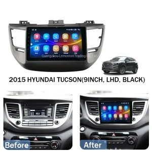 Ecran android  HYUNDAI TUCSON LHD MATT BLACK 2015 carplay